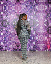 Rowena Dress (Opaline Wave)