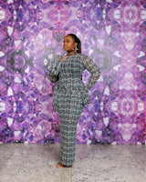 Rowena Dress (Opaline Wave)