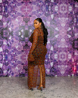 Rowena Dress (Garnet Petal)