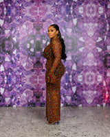 Rowena Dress (Garnet Petal)