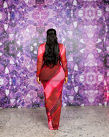 Fara Dress (Crimson Mirage)