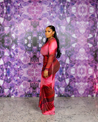 Fara Dress (Crimson Mirage)