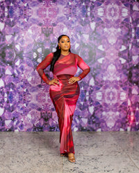 Fara Dress (Crimson Mirage)