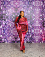 Fara Dress (Crimson Mirage)